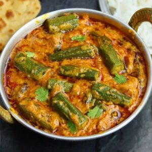 Bhindi Capsicum Curry